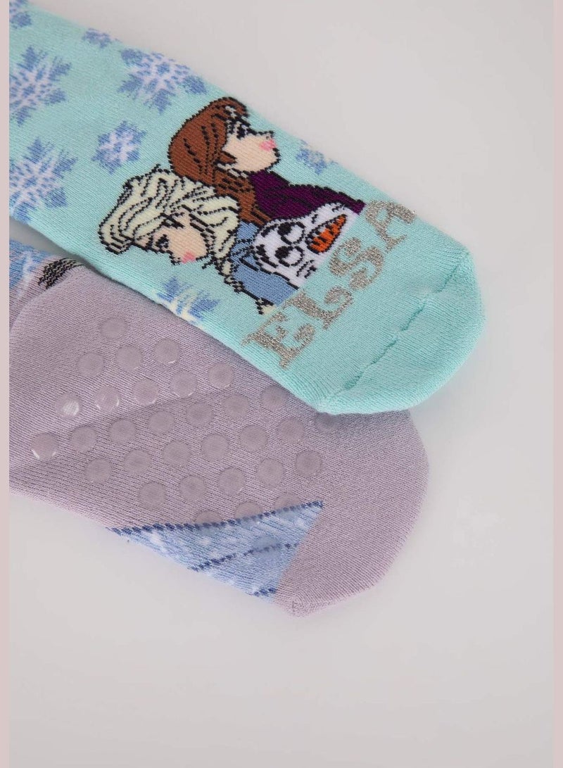 2 Pack Girl Frozen Licenced Socks