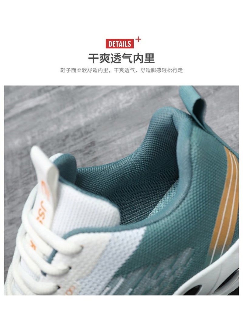Shoes men's new flying woven air cushion shoes Cross-border men's shoes wholesale casual shoes sneakers breathable running shoes