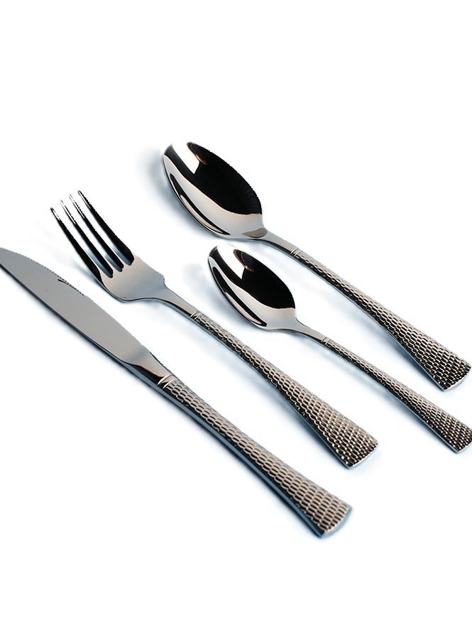 BERAM Sparkling Steel Mermaid Cutlery Set, Stainless Steel Flatware Set with Engraved Handles, 18/10 Grade, Kitchen Utensils Set, Tableware Set For Home, Restaurants, Hotels and More