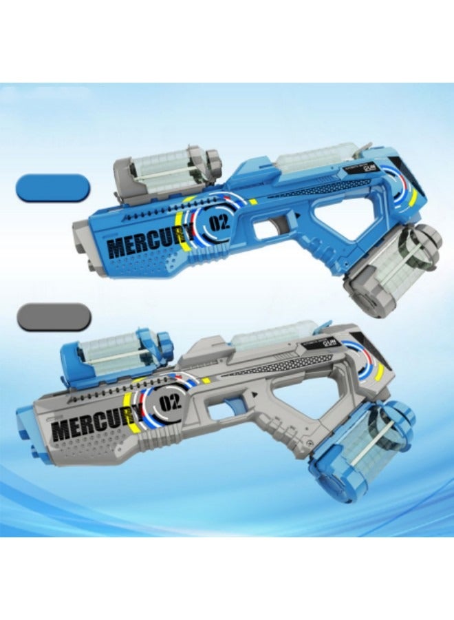 Full Automatic Electric Water Gun Bright Light Effect USB Charging Summer Adult Children Toys
