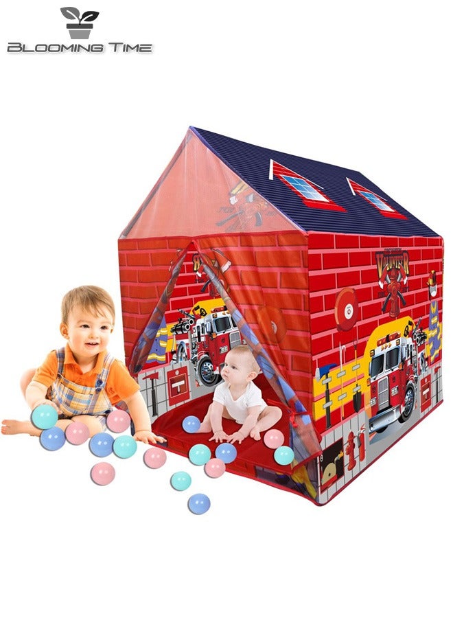Children's Tents For Fire Station Game House Tent With 20 Balls