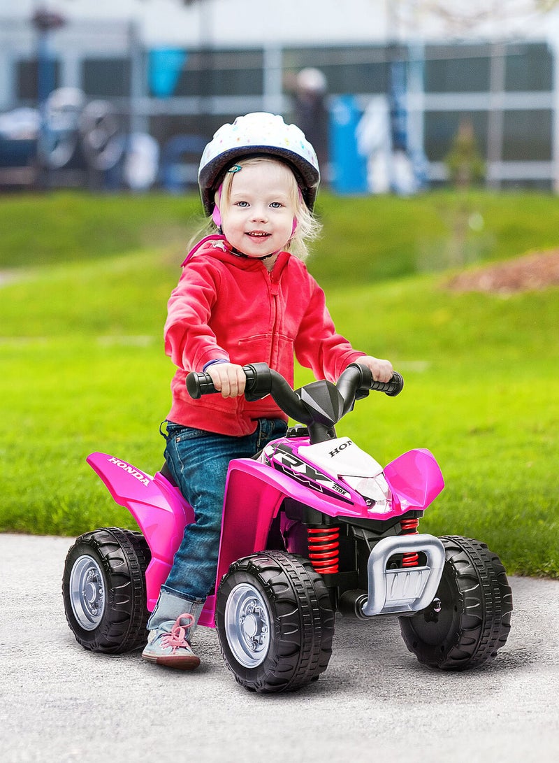 Honda Kids Electric Quad Bike - Pink (6V)