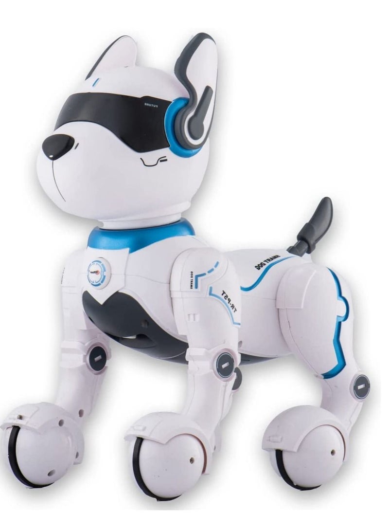 Remote Control Robot Dog Toy with Touch Function and Voice Control Rc Dog Robots Toys for Kids 3 - 10 Year Old and up Smart and Dancing Robot Toy Imitates Animals Mini Pet Dog Robot