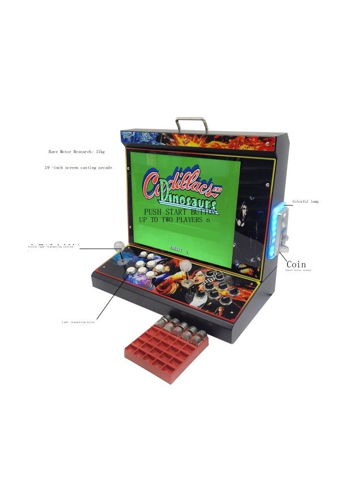 19 inches Pandora Coin Operated Games Machine 11,000 Games 720P HD Screen Mini Arcade 3D Box 1P-4P Video Console
