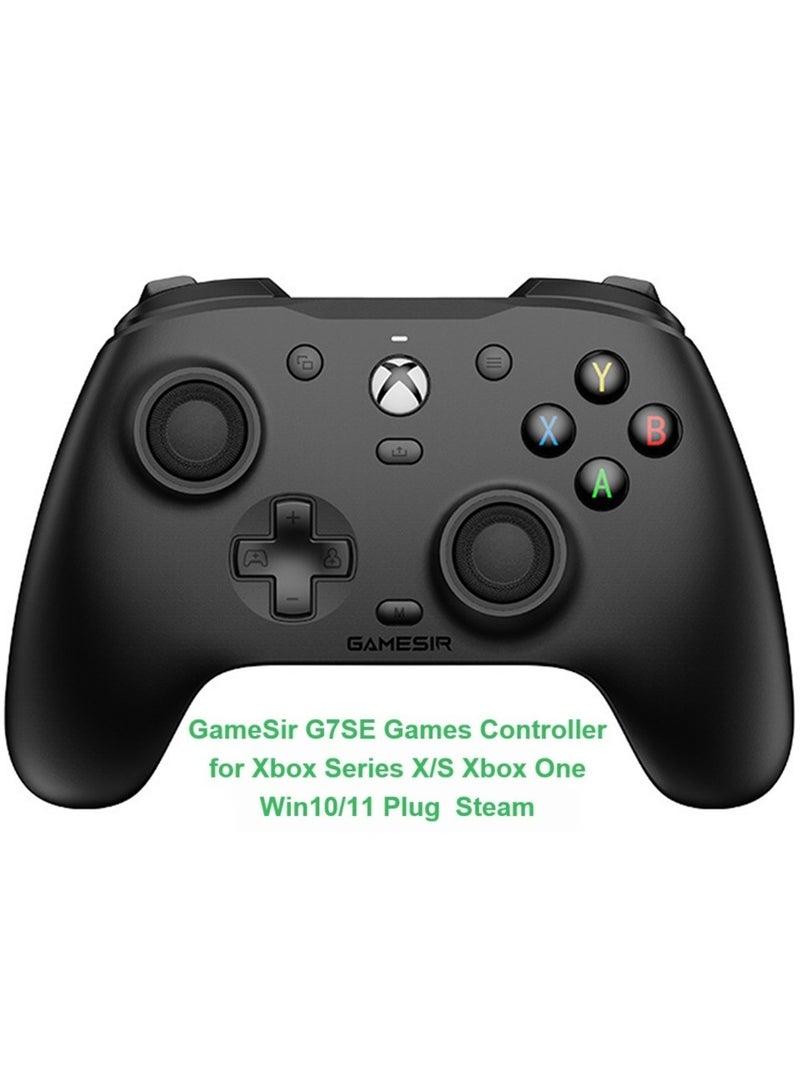 Gamepad GameSir G7SE Wired Controller for Xbox Series X/S, Xbox One, Windows 10/11 Plug Steam and Play Gaming Gamepad with Hall Effect Joysticks/Hall Trigger, 3.5mm Audio Jack