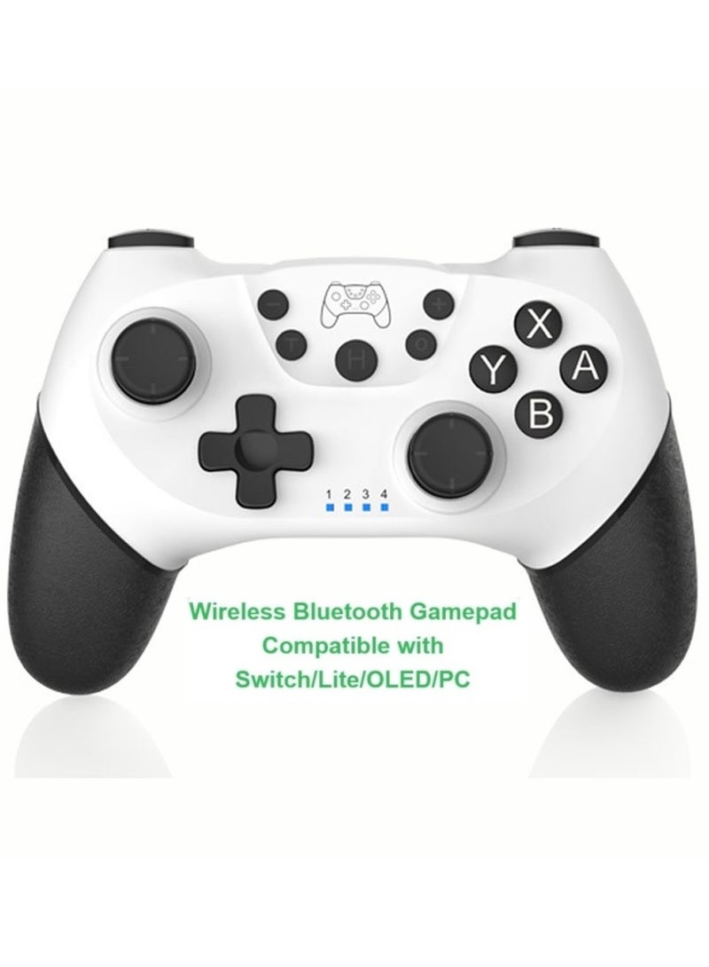 Upgrade Gamepad Wireless Bluetooth Game Controller Switch Pro Six-Axis Gyroscope Turbo function HD Vibration Macro Programming Compatible with Switch/Switch Lite/OLED/PC