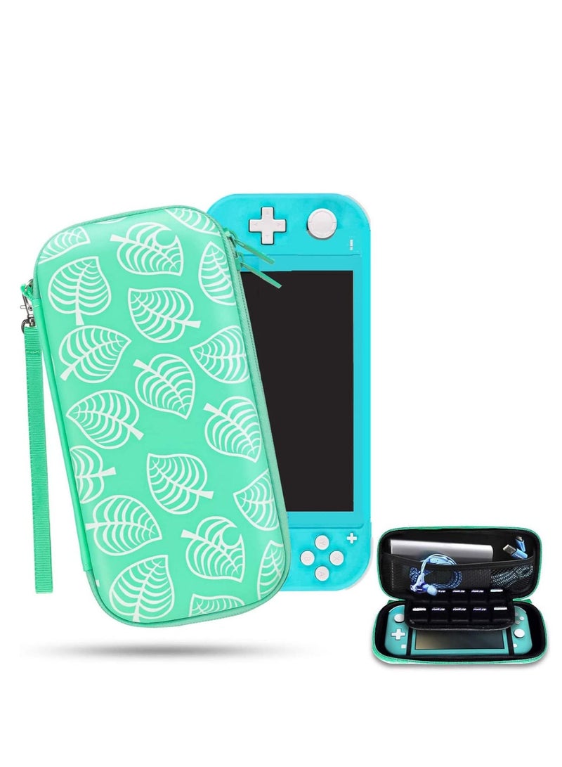 Carrying Case for Switch Lite Waterproof Storage Protective Cover Case Pouch Bag for Switch Lite Console Accessories with 10 Game Cartridges