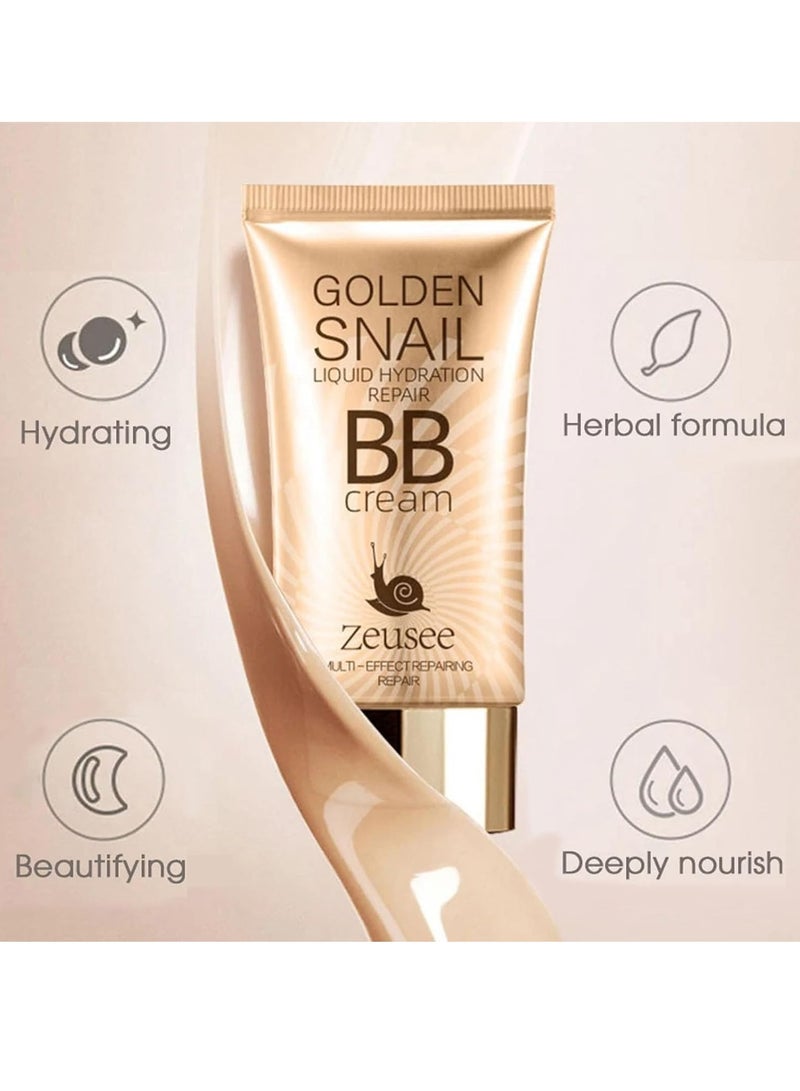 Foundation Makeup, BB Cream Tinted Moisturize For Face, Hydrating Formula BB Cream For All Skin Types, Oil-Free, Full-Coverage foundation primer, 50 ml