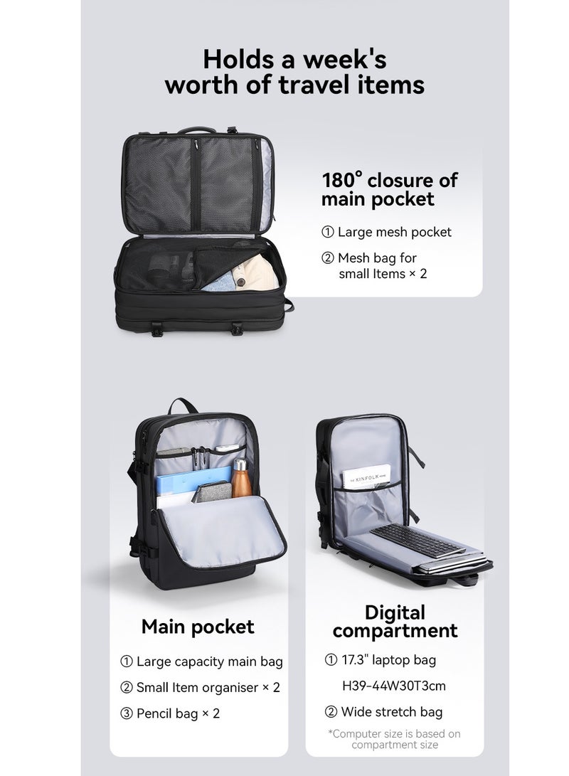 MARK RYDEN Laptop Backpack,17.3 Inch Large Capacity Business Backpack for Men