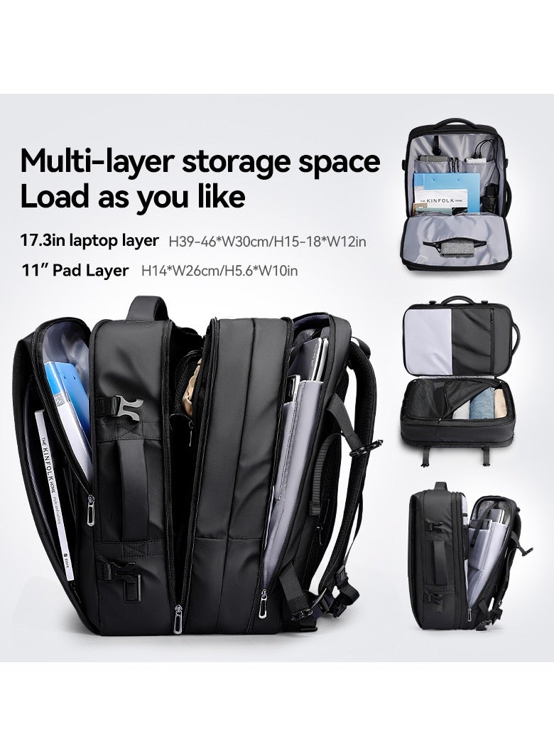 MARK RYDEN 9822 KR Expandable Business,Casual Laptop Backpack Fits for 17.3 Laptop with USB port