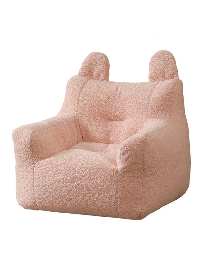 Bean Bag Chair Cover, Premium Soft Teddy Fleece Fabric Lazy Sofa Bean Bag Cover for Kids Adults, Washable,90x50x70cm