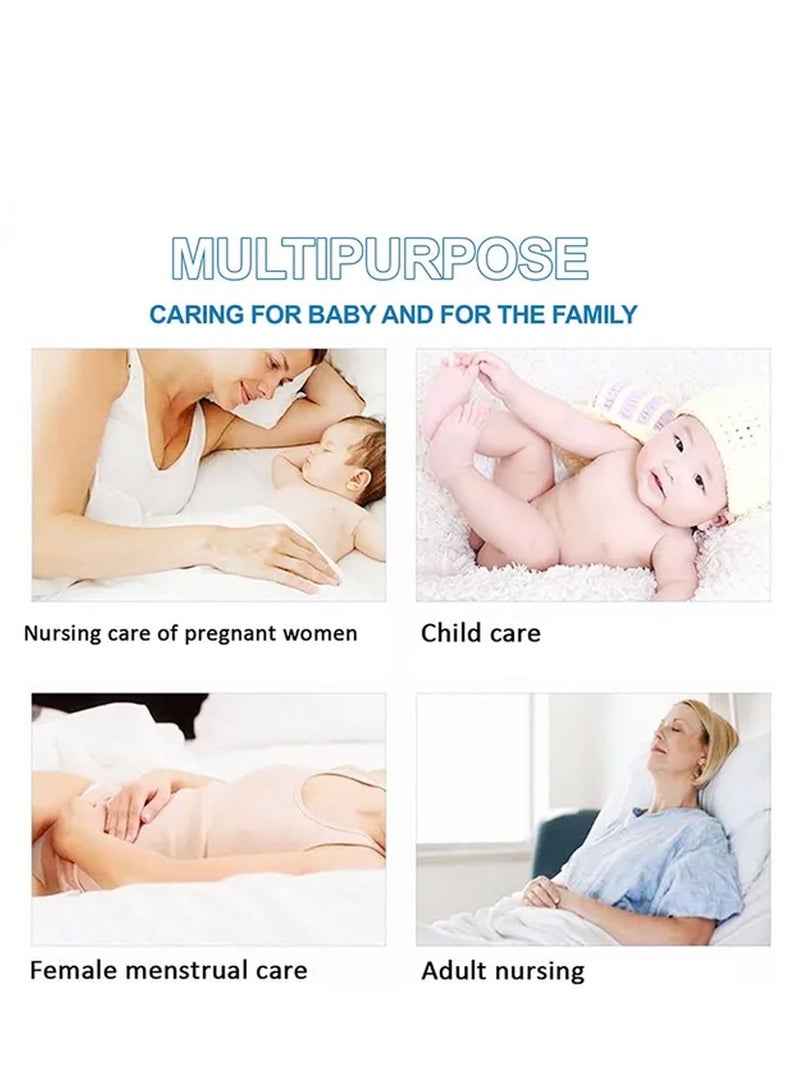 A to Z - Disposable Changing Mat size (45cm x 60cm) Large- Premium Quality for Baby Soft Ultra Absorbent Waterproof - Pack of 130 - Lavender