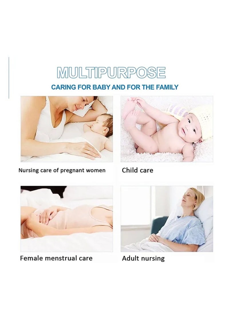 A to Z - Disposable Changing Mat size (45cm x 60cm) Large- Premium Quality for Baby Soft Ultra Absorbent Waterproof - Pack of 125 - White