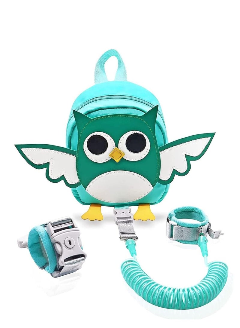 Safety Backpack Harness With Adjustable Wrist Leash, Cute Owl-shaped Adorable and Attractive Children's Anti-lost Backpack