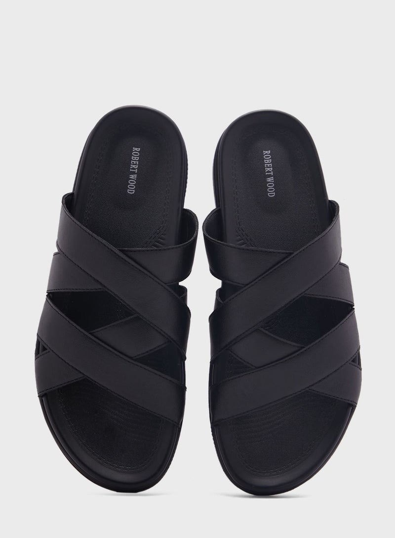 Comfort Footbed Strappy Sandals