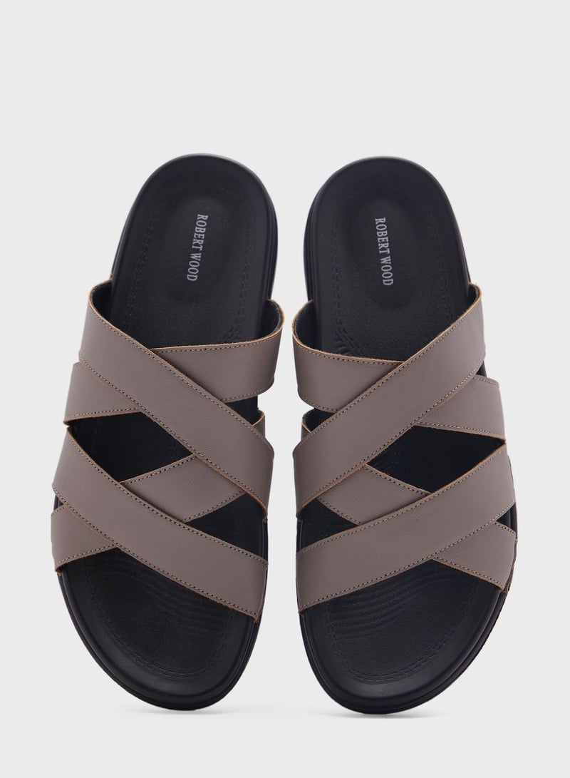 Comfort Footbed Strappy Sandals