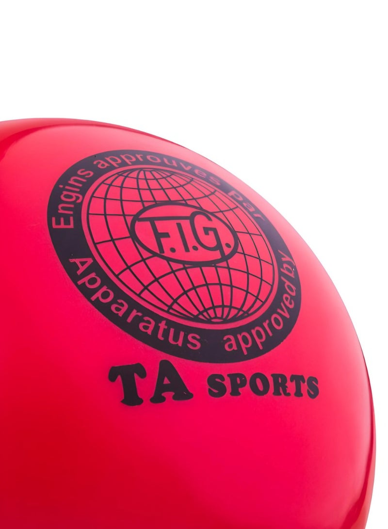 TA Sport RGB-101 Artistic Gymnastics Ball, 19 cm, Red