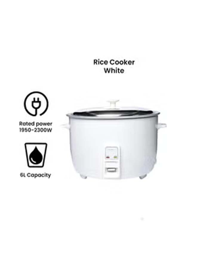 Big Drum Rice Cooker NRC 977-6 White