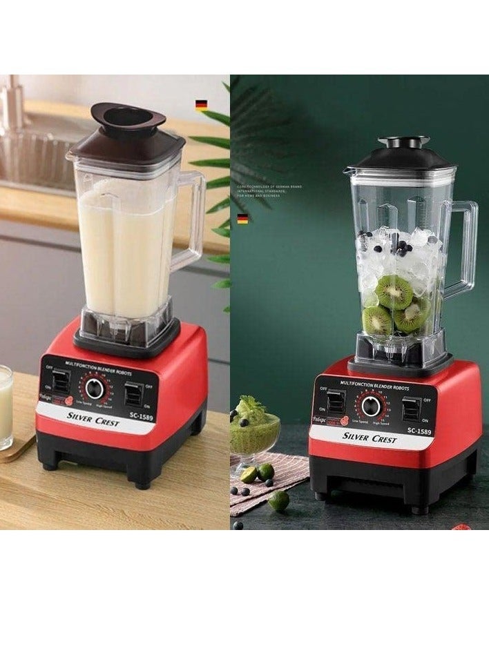 SilverCrest Multi Blender Mixer Juicer Food Professional With Smart 15 Timer Speed Quick Arrow/4500W/Multicolour