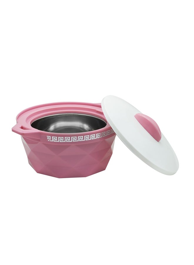 SELVEL Giving shape to life! DIAMOND CASSEROLE 8000 ML PINK
