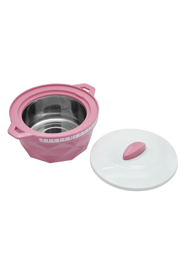 SELVEL Giving shape to life! DIAMOND CASSEROLE 8000 ML PINK