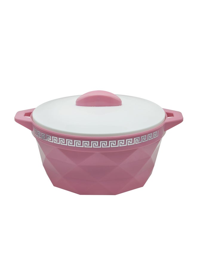 SELVEL Giving shape to life! DIAMOND CASSEROLE 6000 ML PINK