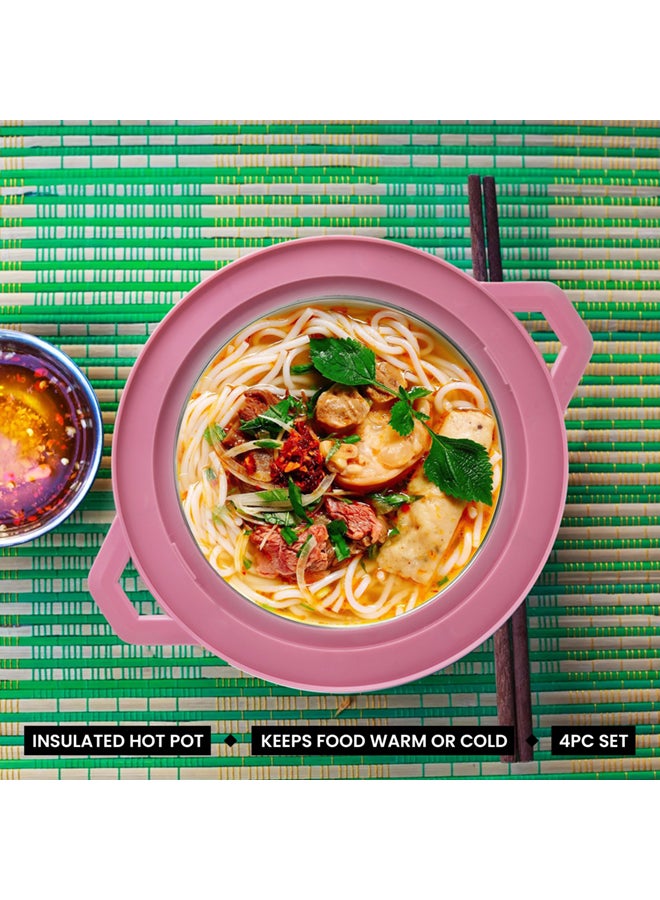 SELVEL Giving shape to life! DIAMOND CASSEROLE 6000 ML PINK