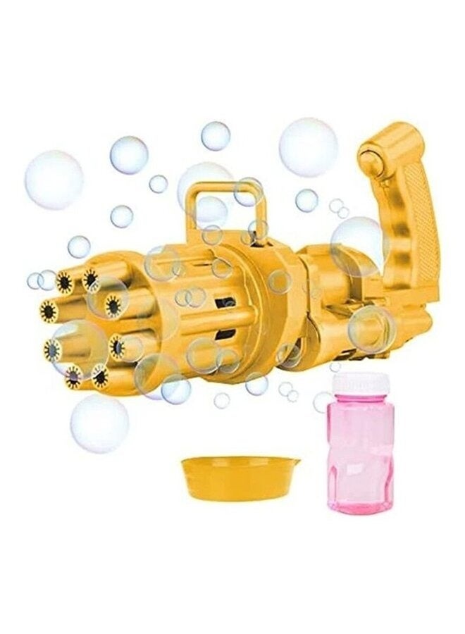 ELECTRONIC NEW GLITTER 8 HOLE BUBBLE GUN Outdoor & Indoor Toys for Boys and Girls I Bubble Gun for Kids Gun Toys