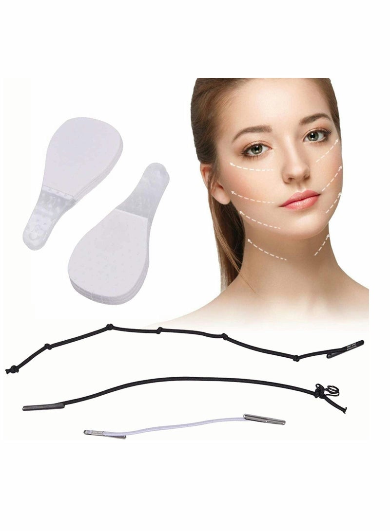 Face Lift Tape, Instant Face, Eye & Neck Skin Lifting Strips Ultra-thin Invisible Waterproof with High Elasticity