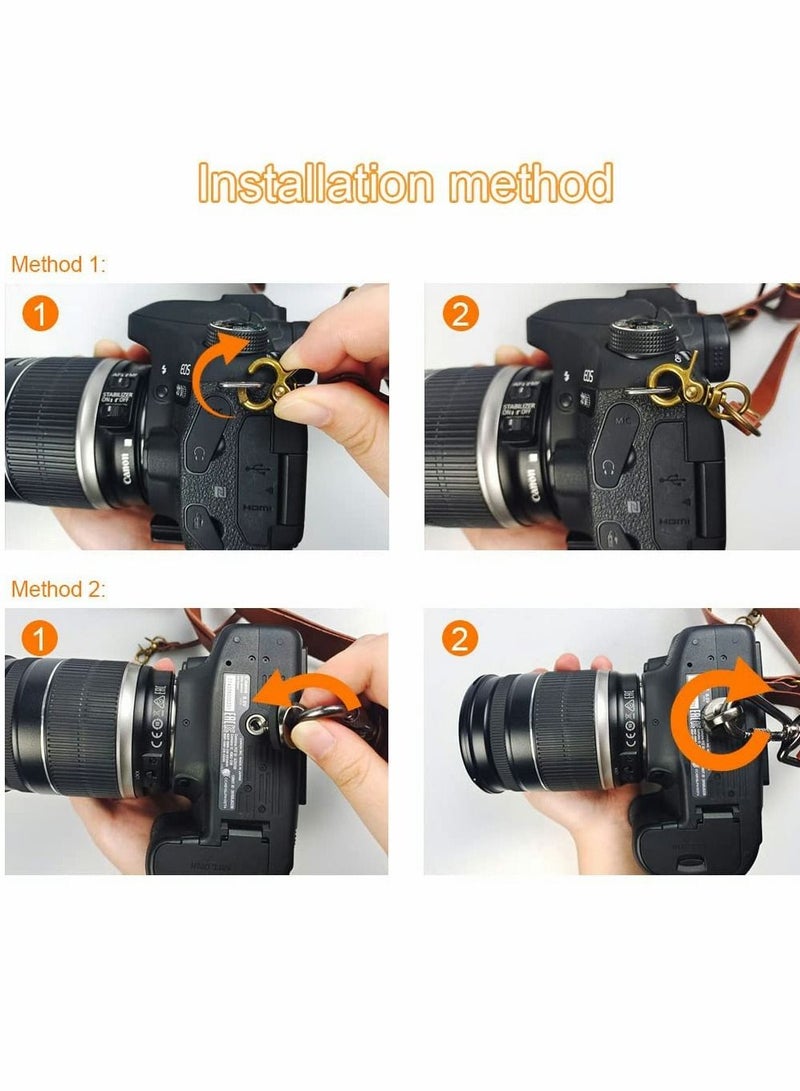 Camera Strap Camera Shoulder Strap for Two Cameras Dual Camera Strap Accessories Adjustable Leather Camera Harness for DSLR SLR