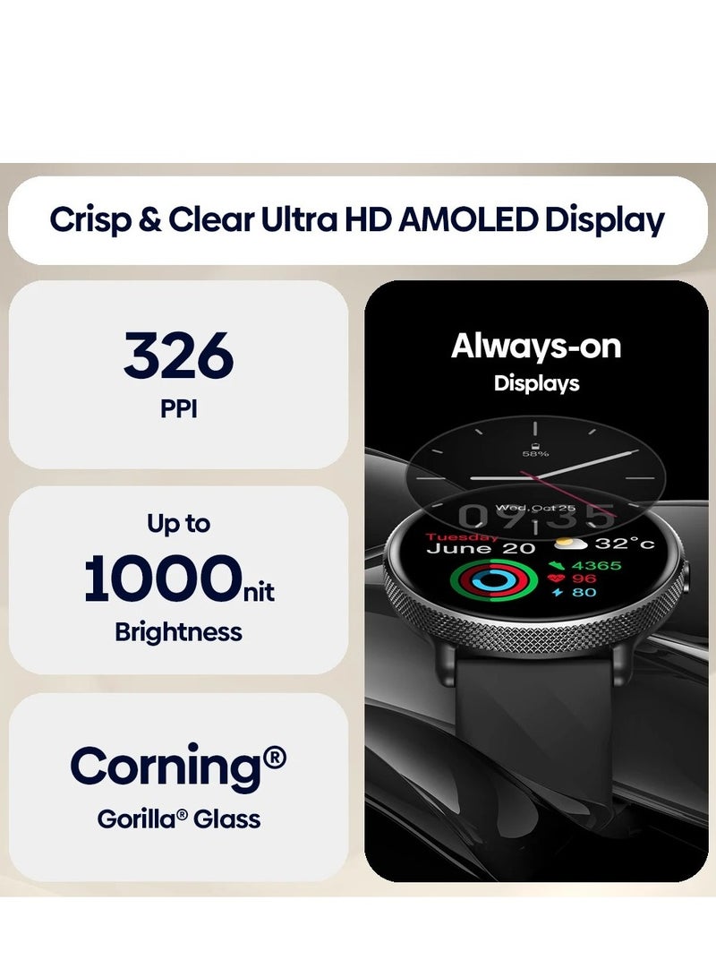Zeblaze GTR 3 Pro HD AMOLED Display Smart Watch - Silver