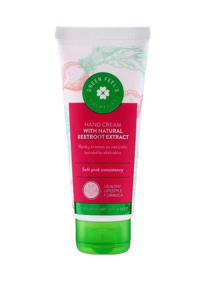 HAND CREAM WITH NATURAL BEETROOT EXTRACT 75 ml
