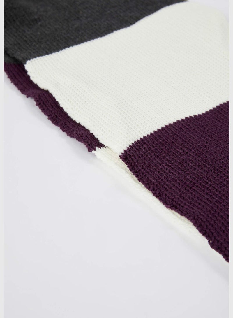 Printed Knit Beanie & Scarf Set