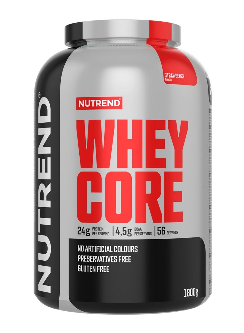 Nutrend Whey Core 1800g Strawberry 56 Servings