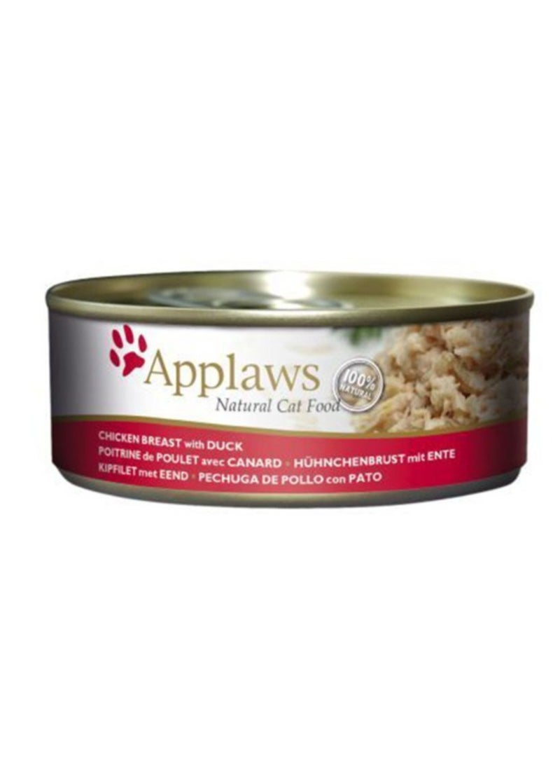 Applaws Natural Chicken & Duck Wet Cat Food 156G pack of 5