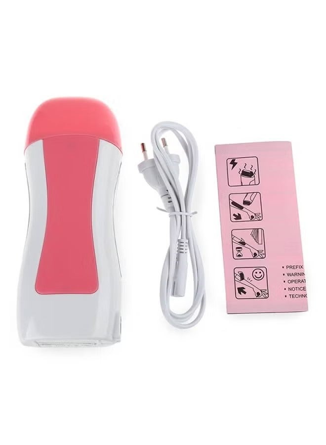 Handheld Depilatory Wax Machine Pink/White