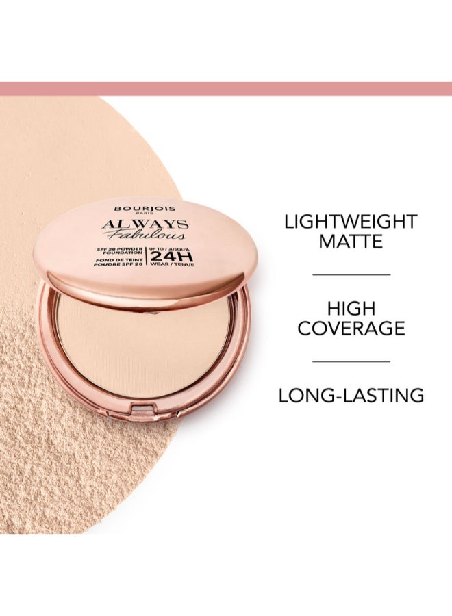 Always Fabulous Powder Foundation - 100 - Rose Ivory, 7Grams