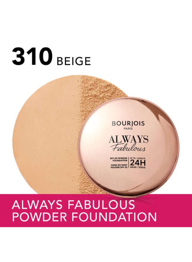 Always Fabulous Powder Foundation - 310 - BeiGramse, 7Grams