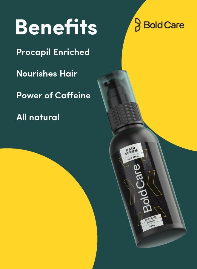 Hair Growth Serum | Procapil, Redensyl & Caffine | For Men - 60ml