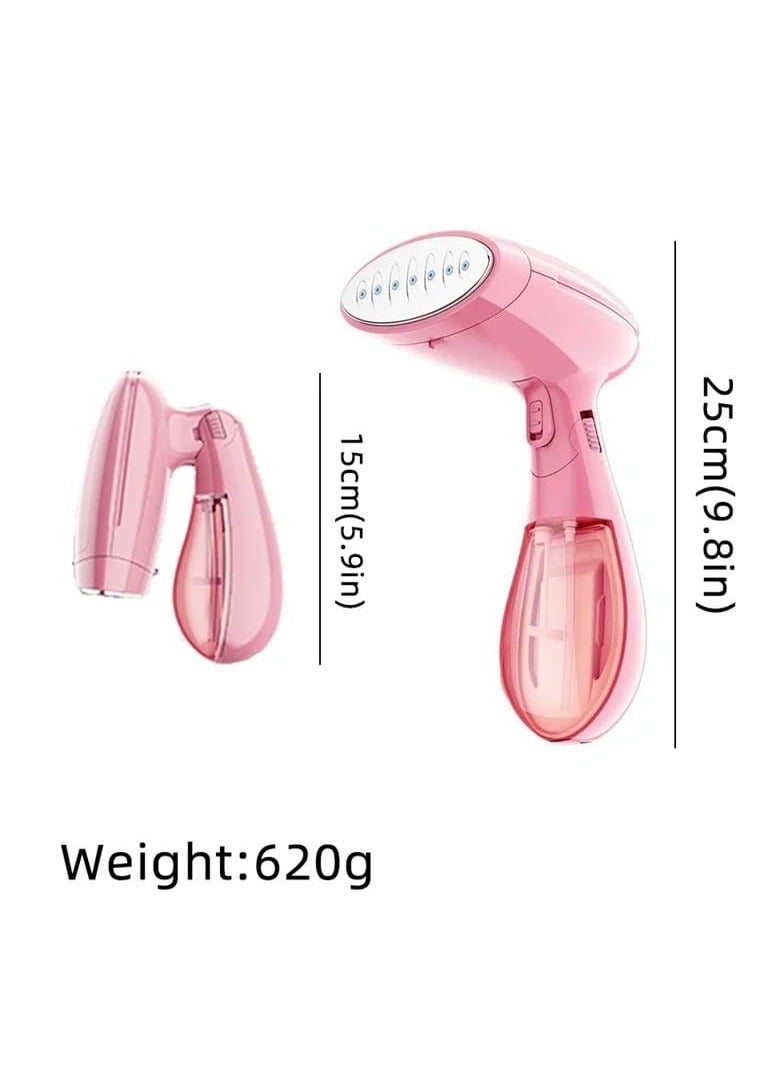 Travel Steamer for Clothes 1300W Foldable Handheld Clothing Wrinkles Remover for Garments 120ml