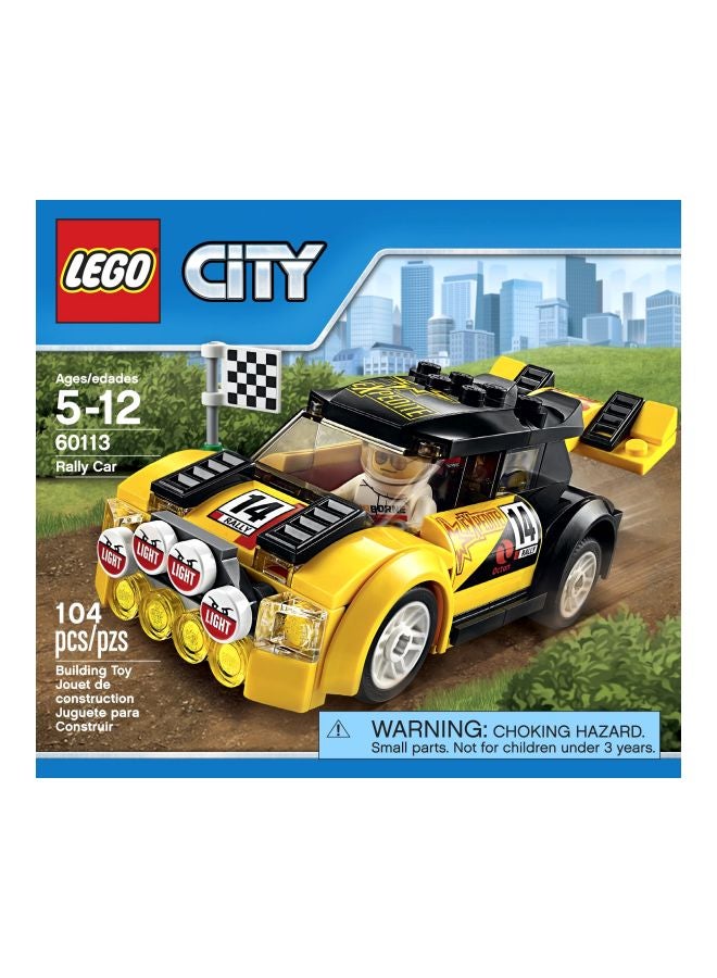 60113 104-Piece City Rally Car Building Set 60113 5+ Years