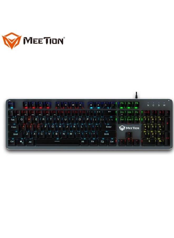 Basic Mechanical Gaming Keyboard Full keys Anti-ghosting Mk007, Black