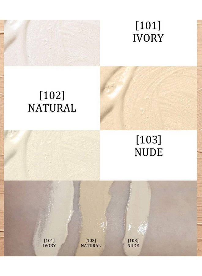 Foundation Makeup Cover Creamy Concealer Waterproof Spf30 Hypoallergenic (103 Nude)