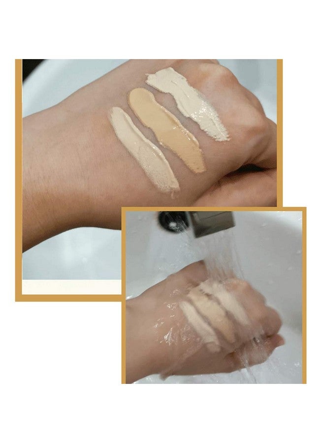 Foundation Makeup Cover Creamy Concealer Waterproof Spf30 Hypoallergenic (103 Nude)