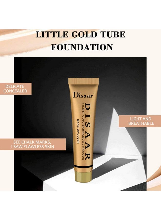 Foundation Makeup Cover Creamy Concealer Waterproof Spf30 Hypoallergenic (103 Nude)