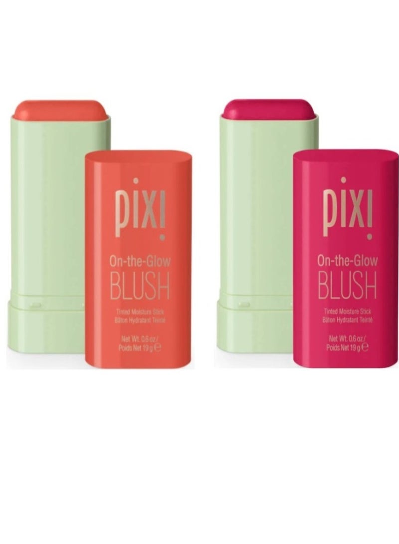 On The Glow Blush Ruby and PIXI On The Glow Blush Juicy