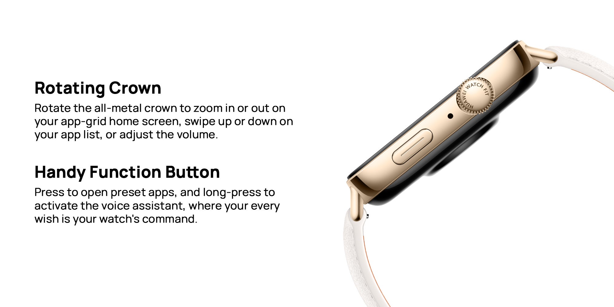 Watch Fit 3 Smartwatch, 1.82 Inch Amoled Display, Comfortable And Stylish Design, Scientific Workout Coach, Upgraded Health Management, Compatible With iOS And Android White