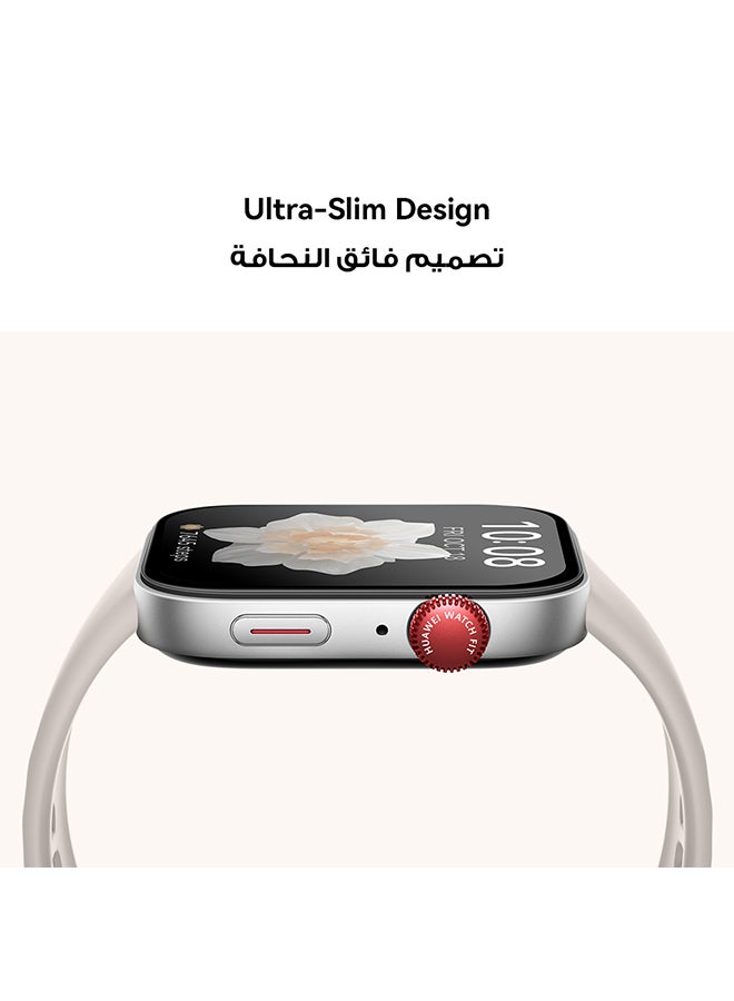 Watch Fit 3 Smartwatch, 1.82 Inch Amoled Display, Comfortable And Stylish Design, Scientific Workout Coach, Upgraded Health Management, Compatible With iOS And Android Pink