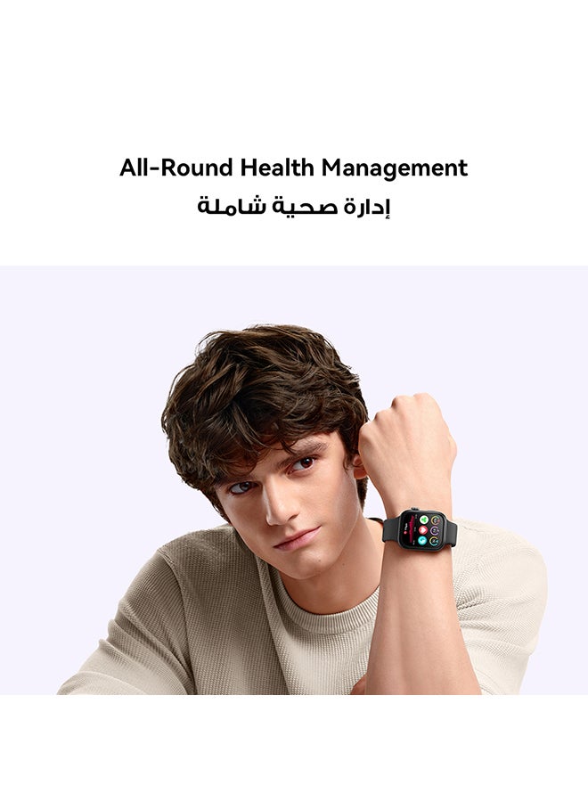 Watch Fit 3 Smartwatch, 1.82 Inch Amoled Display, Comfortable And Stylish Design, Scientific Workout Coach, Upgraded Health Management, Compatible With iOS And Android Pink