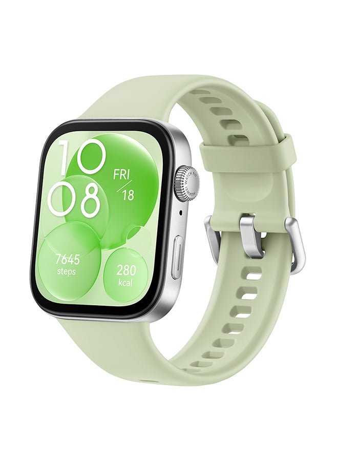 Watch Fit 3 Smartwatch, 1.82 Inch Amoled Display, Comfortable And Stylish Design, Scientific Workout Coach, Upgraded Health Management, Compatible With iOS And Android Green
